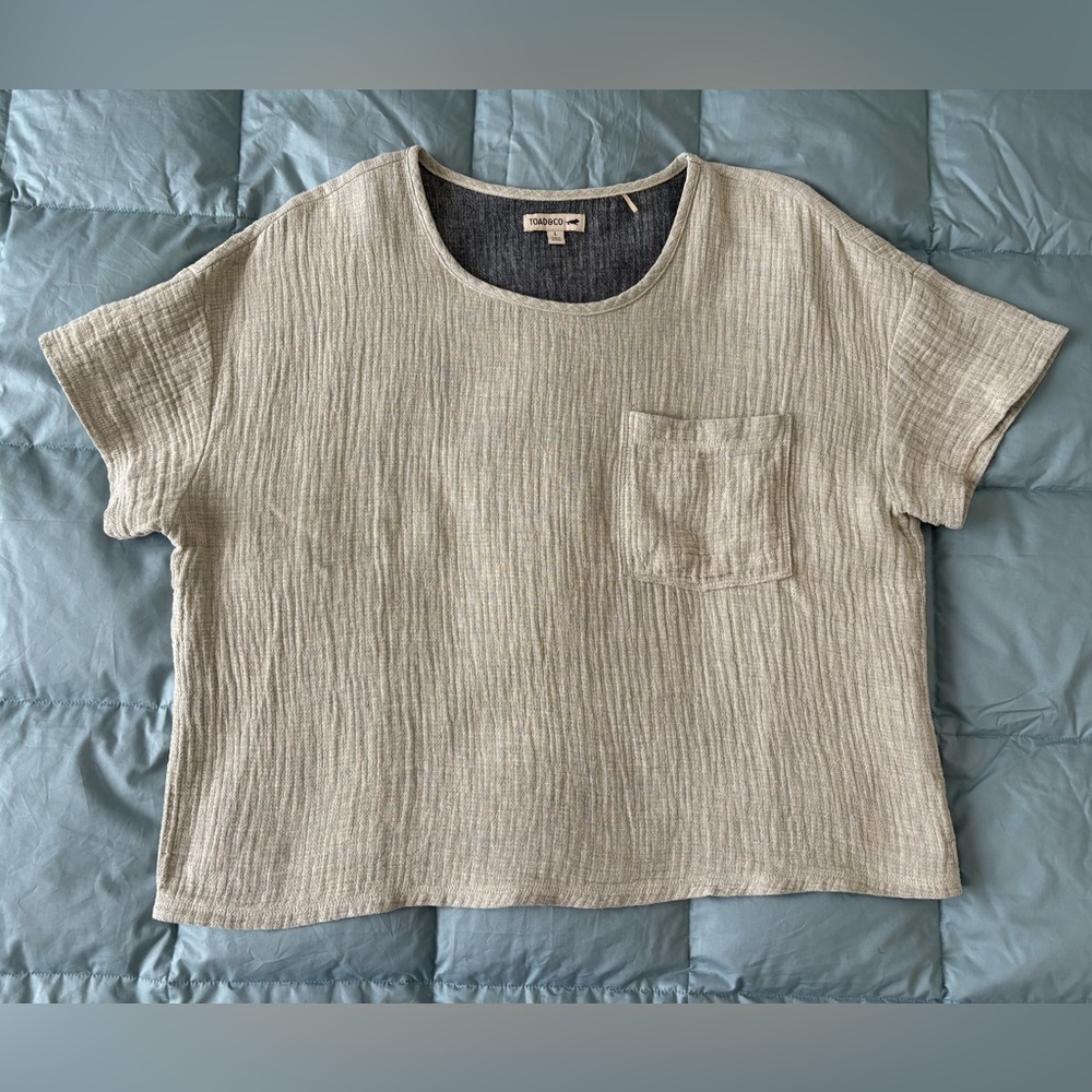 Toad&co Tate Double Weave short sleeve shirt